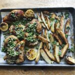 sheet pan chicken dinner